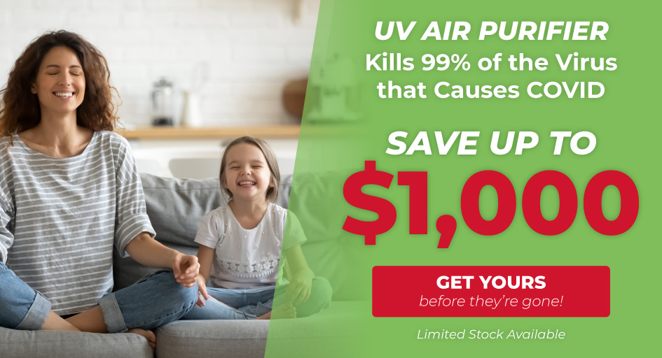 Save up to $1,000 on UV Air Purifier
